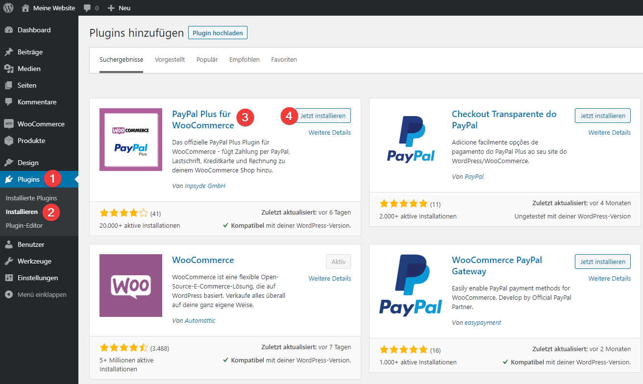 PayPal Plus für WooCommere einrichten - Kreativdenker GmbH