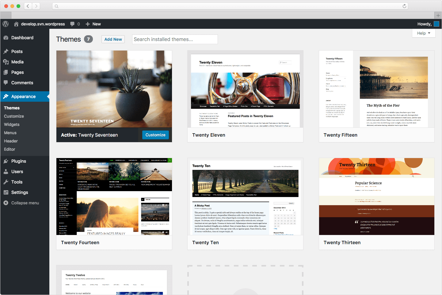 WordPress Standard-Themes im Überblick (Stand 2021)